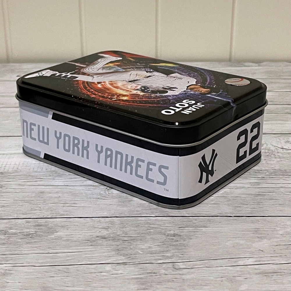 Juan Soto New York Yankees MLB Metal Storage Tin Collectible Box Number 22 - Picture 4 of 6